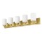 Z-Lite Soledad Vanity, 5-Light, 38.75 In.W x 6 In.L x 7.5 In.H, Brushed Gold/White 485-5V-BG - alternate 6